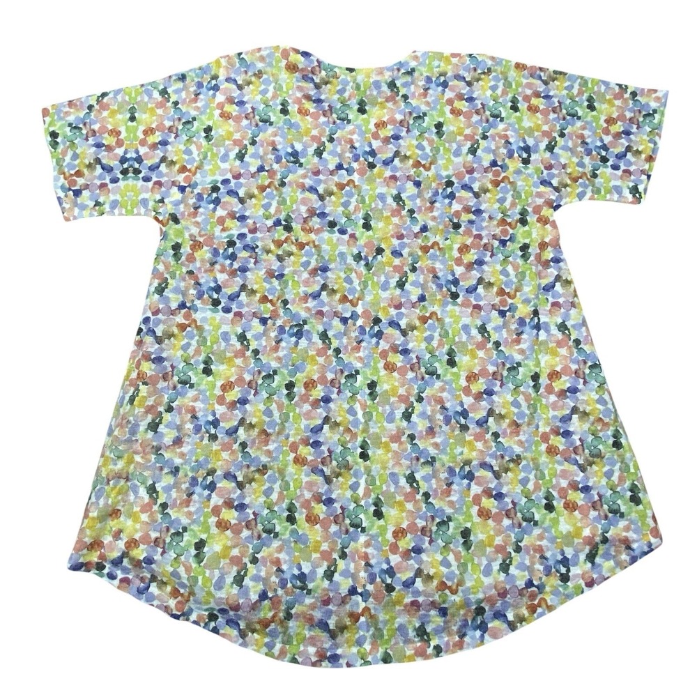 Atelier5 Abstract Print Top Large Multicolor VTG USA Oversized Artsy Chic Blouse